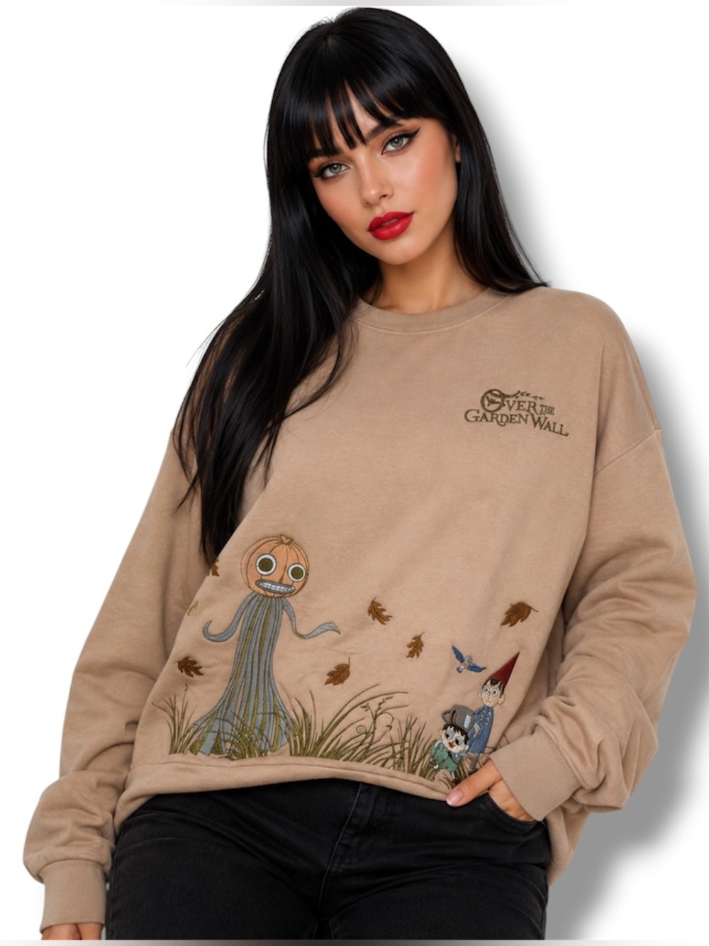 Cartoon Network Over the Garden Wall Wirt & Greg Embroidered Crewneck (Small)